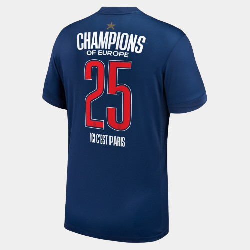 Maillot Collector Domicile Stadium PSG Nike 24/25 - Champions of Europe 2025